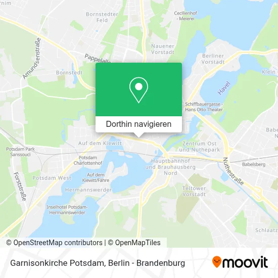 Garnisonkirche Potsdam Karte