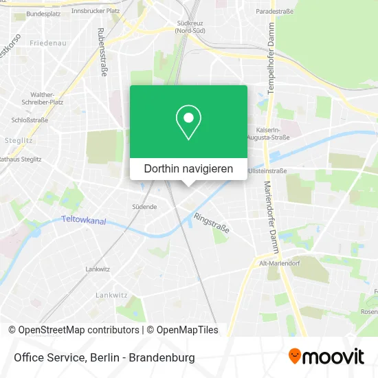 Office Service Karte