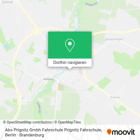 Abs Prignitz Gmbh Fahrschule Prignitz Fahrschule Karte