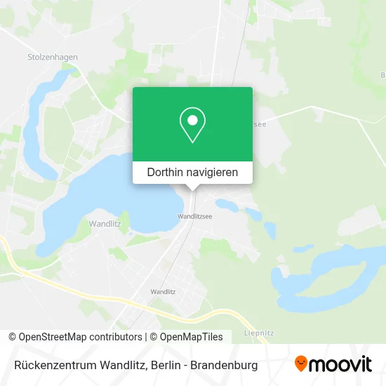 Rückenzentrum Wandlitz Karte