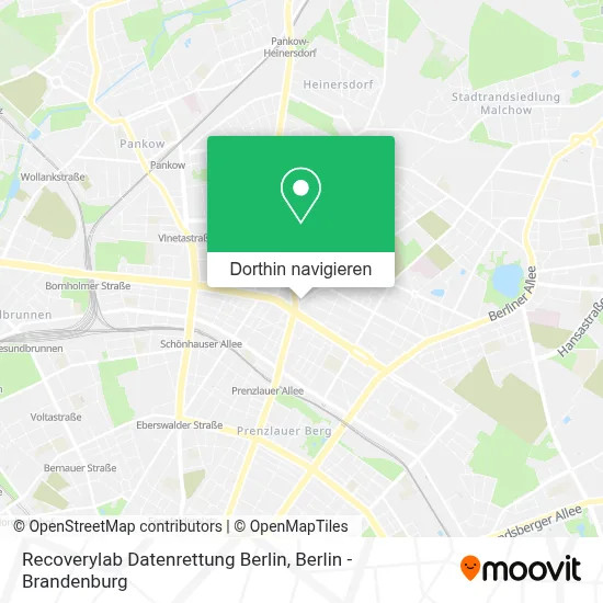 Recoverylab Datenrettung Berlin Karte