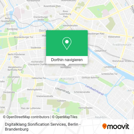 Digitalklang Sonification Services Karte