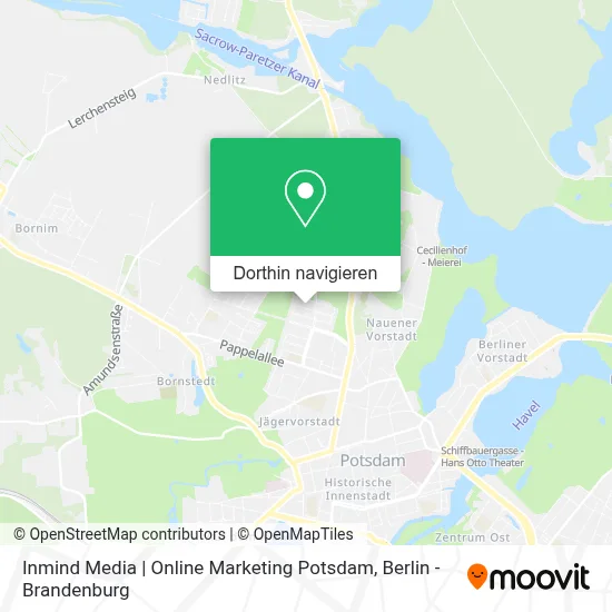 Inmind Media | Online Marketing Potsdam Karte