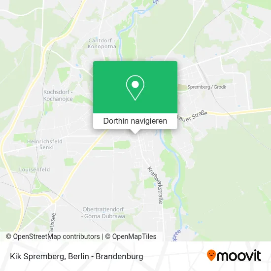 Kik Spremberg Karte