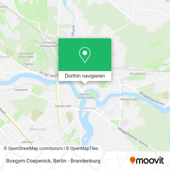 Boxgym Coepenick Karte