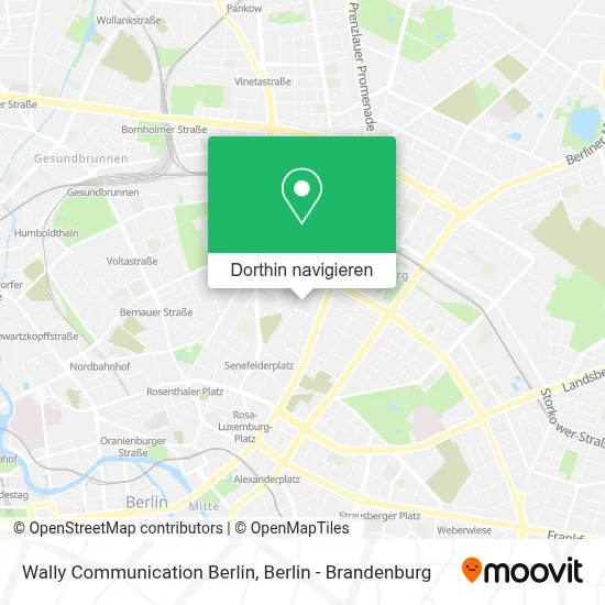 Wally Communication Berlin Karte