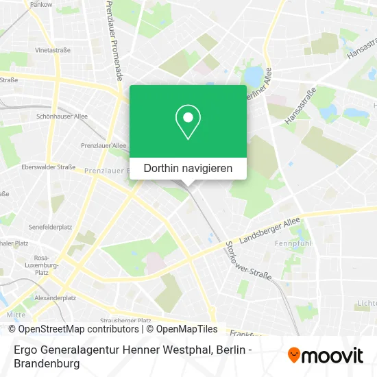 Ergo Generalagentur Henner Westphal Karte