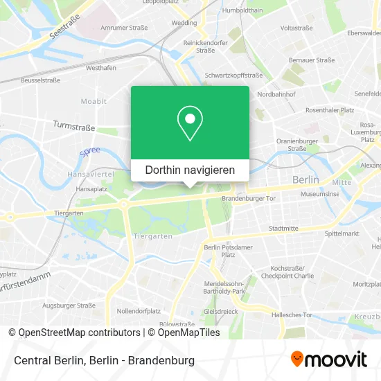 Central Berlin Karte