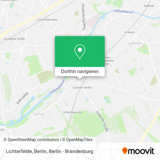 Lichterfelde, Berlin Karte