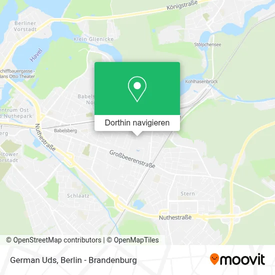 German Uds Karte
