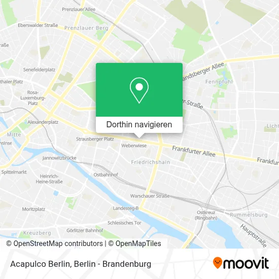 Acapulco Berlin Karte