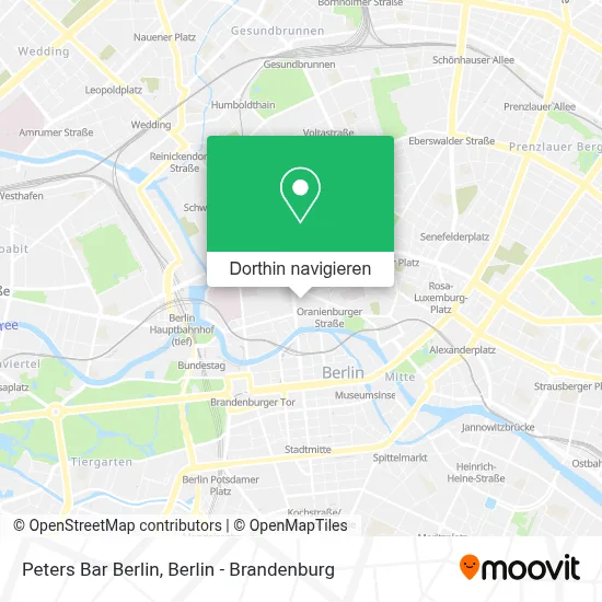 Peters Bar Berlin Karte