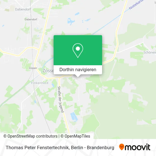 Thomas Peter Fenstertechnik Karte