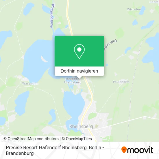 Precise Resort Hafendorf Rheinsberg Karte