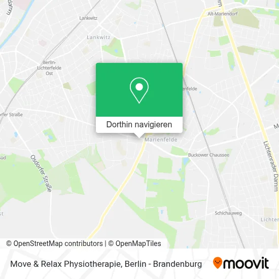 Move & Relax Physiotherapie Karte