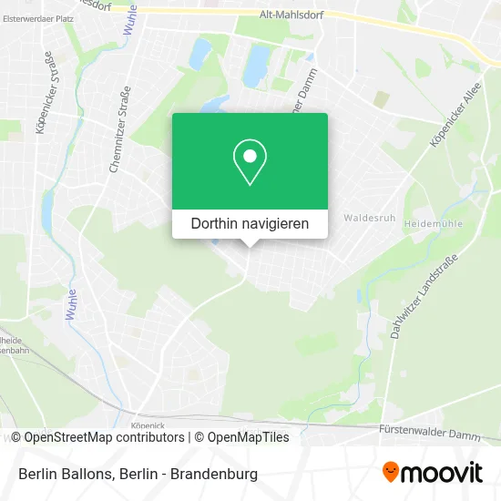 Berlin Ballons Karte