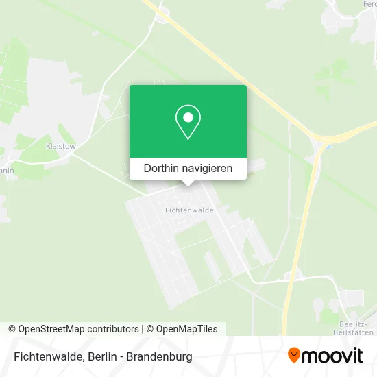 Fichtenwalde Karte