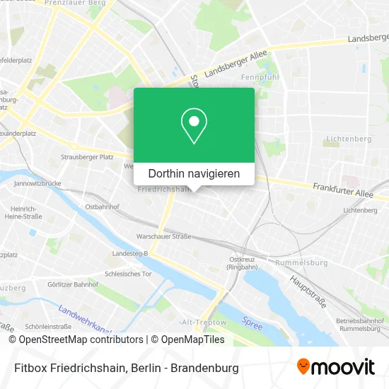 Fitbox Friedrichshain Karte