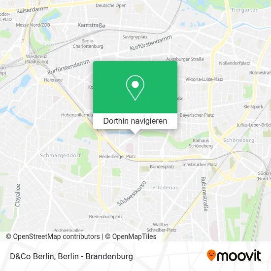 D&Co Berlin Karte