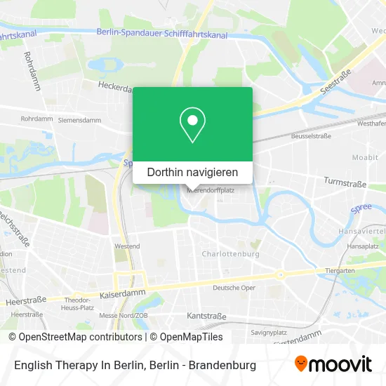English Therapy In Berlin Karte