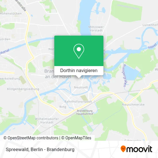 Spreewald Karte
