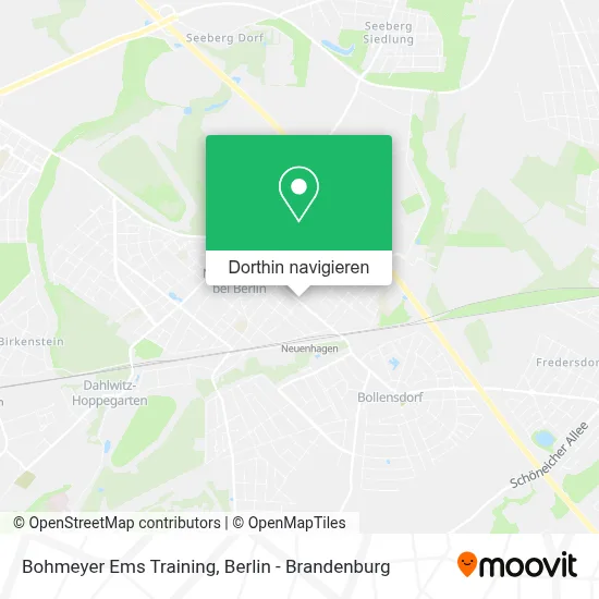 Bohmeyer Ems Training Karte