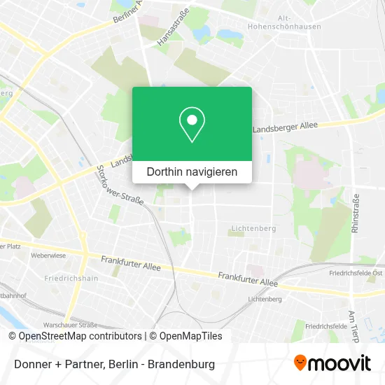 Donner + Partner Karte