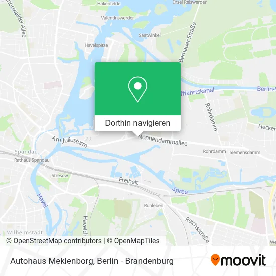 Autohaus Meklenborg Karte