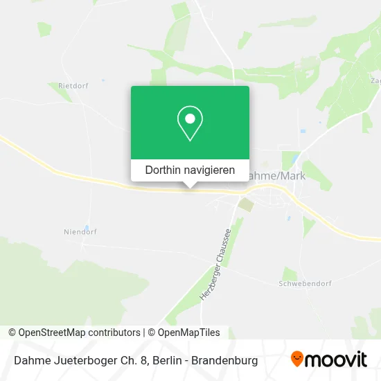 Dahme Jueterboger Ch. 8 Karte
