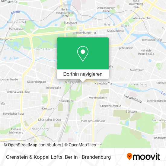 Orenstein & Koppel Lofts Karte
