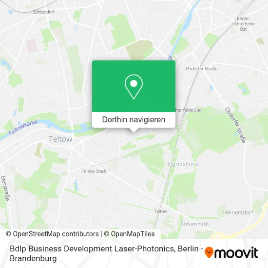 Bdlp Business Development Laser-Photonics Karte