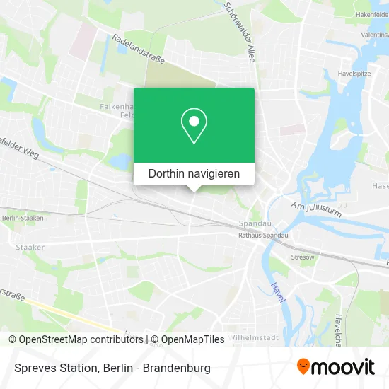 Spreves Station Karte