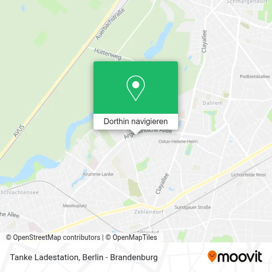 Tanke Ladestation Karte