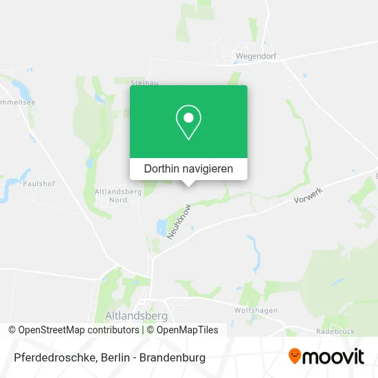 Pferdedroschke Karte