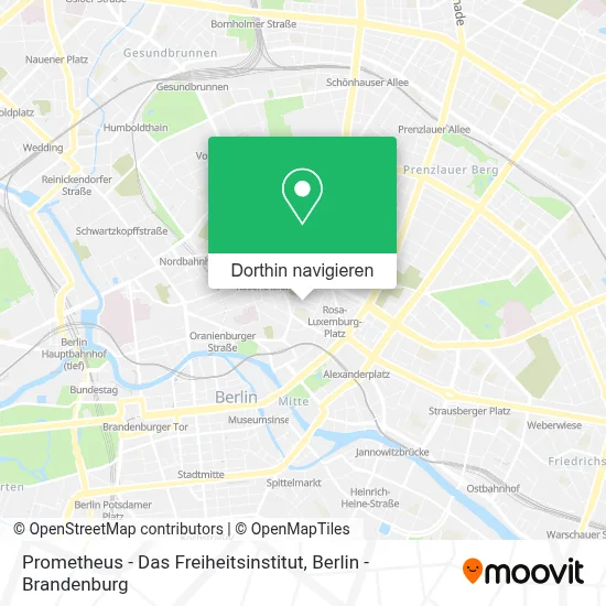 Prometheus - Das Freiheitsinstitut Karte