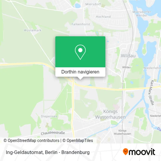 Ing-Geldautomat Karte