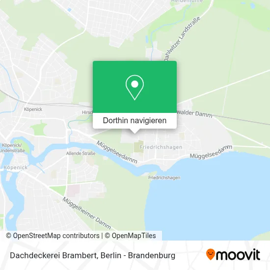 Dachdeckerei Brambert Karte