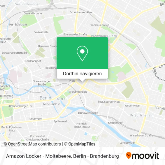 Amazon Locker - Moltebeere Karte