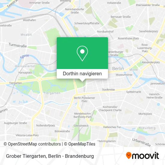 Grober Tiergarten Karte