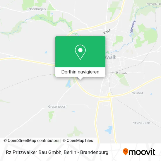 Rz Pritzwalker Bau Gmbh Karte