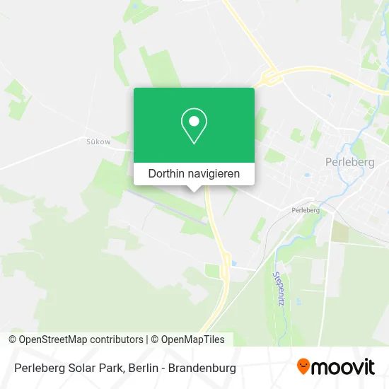 Perleberg Solar Park Karte