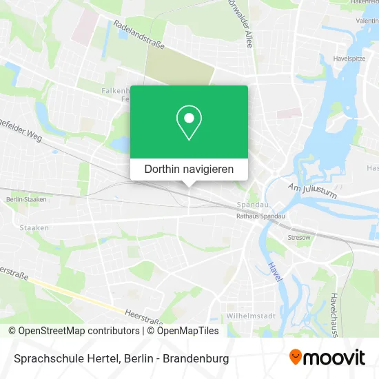 Sprachschule Hertel Karte