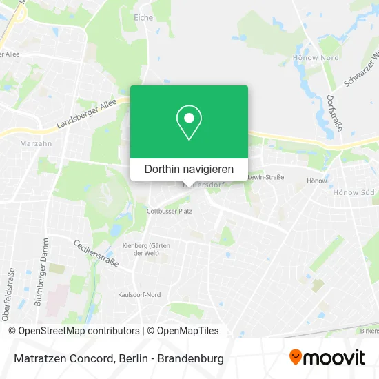 Matratzen Concord Karte