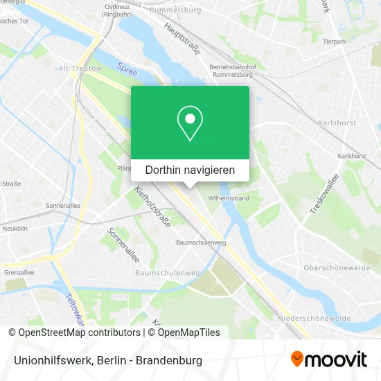 Unionhilfswerk Karte