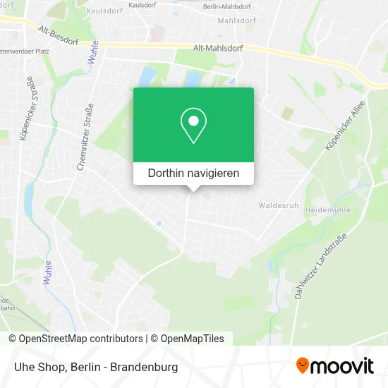 Uhe Shop Karte