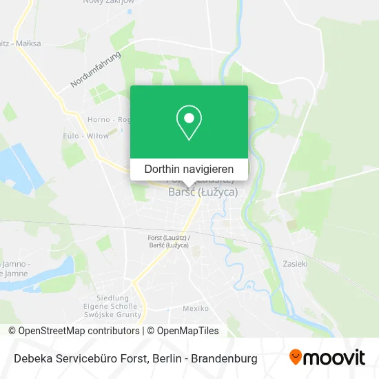 Debeka Servicebüro Forst Karte