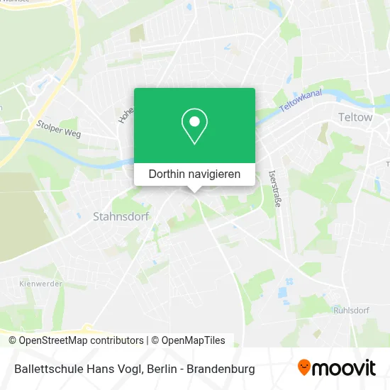 Ballettschule Hans Vogl Karte