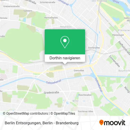 Berlin Entsorgungen Karte