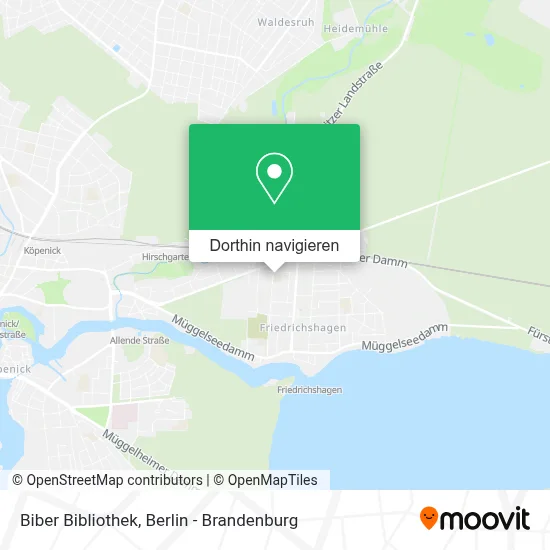 Biber Bibliothek Karte