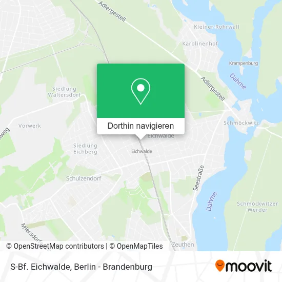 S-Bf. Eichwalde Karte